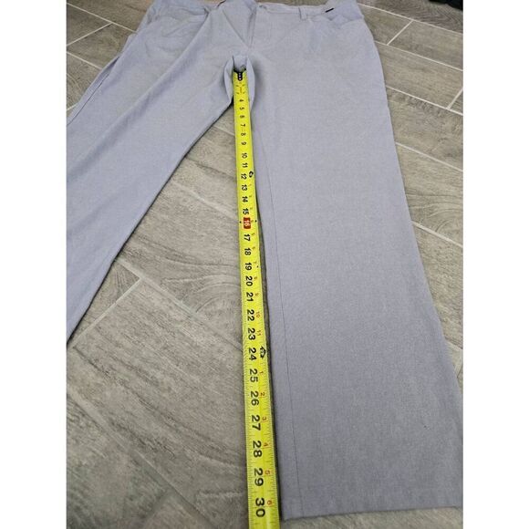 Men's Travis Mathew Open To Close Golf Flat Front Chino Pants Gray Heather Sleet - Picture 6 of 7